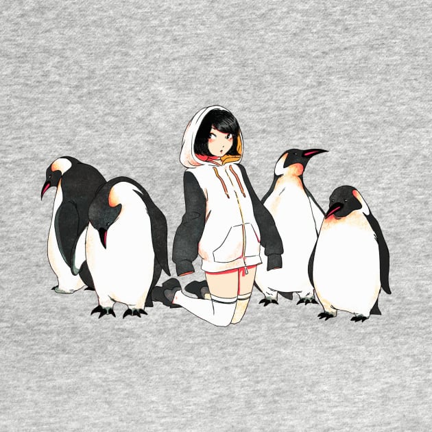 Penguin Girl by eatslugs